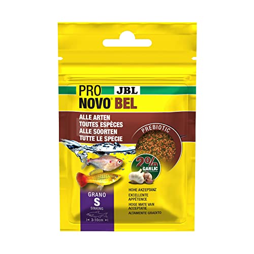 JBL PRONOVO BEL GRANO Hauptfutter für alle Aquarienfische von 3-10 cm Fischfutter-Granulat Größe S 20 ml