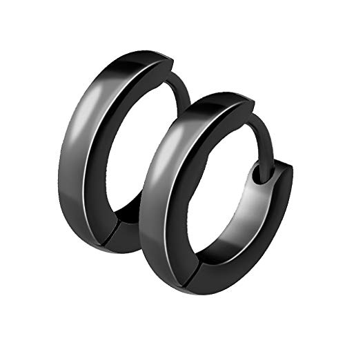 Taffstyle Klassische Creolen Creolen Aus 316L Chirurgenstahl für Damen Eleganter Schmuck im modernen Design - Rostfrei mit sicherem Faltverschluss - Mehrfarbig