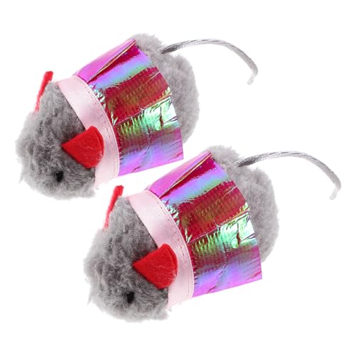HOMOBABE 2 Stück Gefüllte Katzenspielzeuge Katzenminze Für Katzen Katzenmaus Kätzchen Für Hauskatzen Für Hauskatzen Katzenspielzeug Katzen Katzenminze Interaktive
