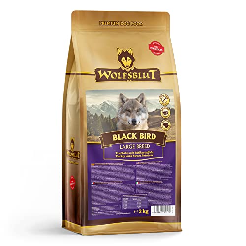 Wolfsblut - Black Bird Large Breed - 2 kg - Truthahn - Trockenfutter - Hundefutter - Getreidefrei