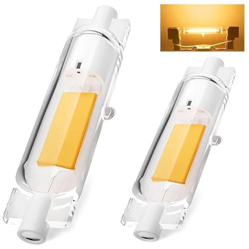 ACAATVE R7S LED 78mm Dimmbar Warmweiß 3000K 2000 LM LED R7S 78mm 20W Lampen Ersatz für 200W Halogen Glühbirnen 360 Abstrahlwinkel Kein Flackern für Deckenfluter Stehlampe Wandleuchte 2er Pack