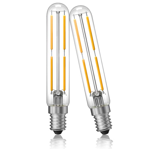 Klarlight 4W E14 LED Warmweiss T20 Röhrenlampe E14 LED Glühbirnen Warmweiß 2700K E14 LED Birnen Kleine Edison SES Nicht-Dimmbar 2-Pack
