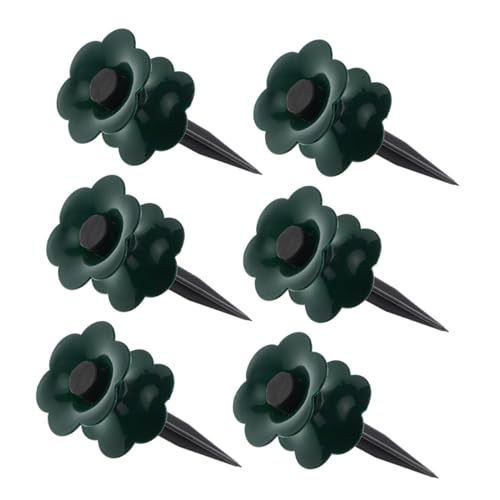 Toyvian 6 Stück Teiliges Gartenschlauchhalter aus Kleine Gartenrohrführung für Außenbereich Wiederverwendbare Schlauchstützen zur Präzisen Bewässerung und Schutz von Pflanzen und