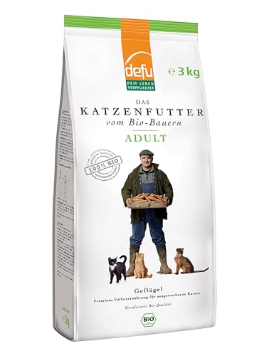 defu 1x 3kg Adult Geflügel Trockenfutter Premium Alleinfuttermittel für