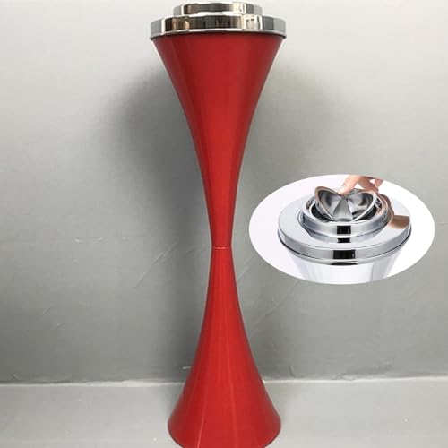 Standaschenbecher für draußen winddichter Zigarrenaschenbecher aus Edelstahl kommerzieller Aschenbecher Vintage-Aschenbecherständer mit Deckel für Zigaretten Standaschenbecher für drinn