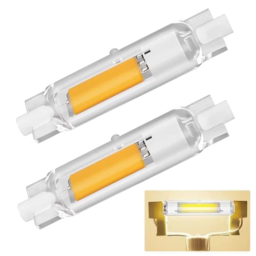 R7S LED 78mm Dimmbar R7S LED 78mm 20W Lampen Ersatz für 200W Halogenlamp Glühbirne Naturweiß 4000K 2000LM Kein Flackern 360 Abstrahlwinkel Leuchtmittel 2PCS