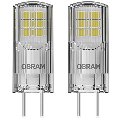 OSRAM LED PIN 30 GY6.35 Stiftsockellampe 2 6W 28W 300lm 12V warm white 80 Ra 2er