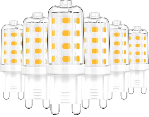 Oaomi G9 LED Lampe Warmweiß 3000K G9 LED LED Leuchtmittel 3W Entspricht Ersetzt 40W Halogenlampe 30W-40W glühbirne g9 LED Lampen Kein Flackern Nnicht Dimmbar Leuchtmittel