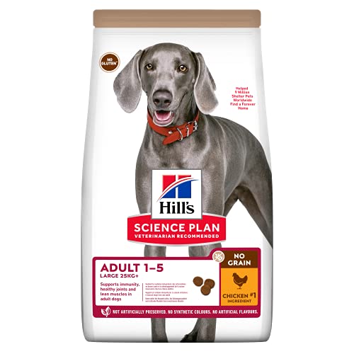 Hill s Science Plan No Grain Hundefutter Huhn - Adult Large - 14 kg