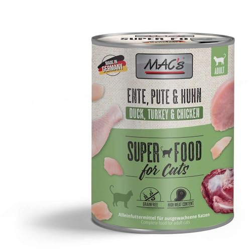 MAC s Cat Ente Pute Huhn getreidefrei 6 x 800 g