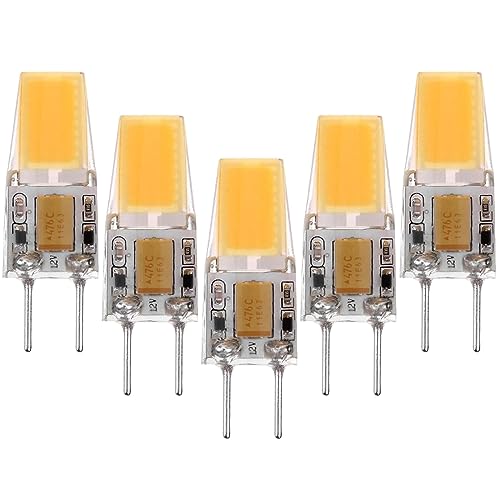 NEOFEN GY6.35 LED 12V Lampen 5W GY6.35 LED Birnen Leuchtmittel Glühbirnen 500LM AC DC 12V Kein Flackern Nicht Dimmbar 5er Pack