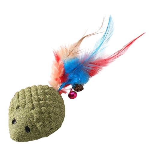 Katzen Kauspielzeug - Selbstbeschäftigung Hängende Türrahmen Elastische Elastische Maus Mit Quietschgeräusch Schmetterling Spielzeug Für Kätzchen Spiel Zuhause Draußen Training Bewegung