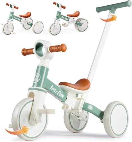 LOL FUN 5 1 Laufrad Laufräder Lauffahrrad für 1 Jungen Mädchen Geschenk