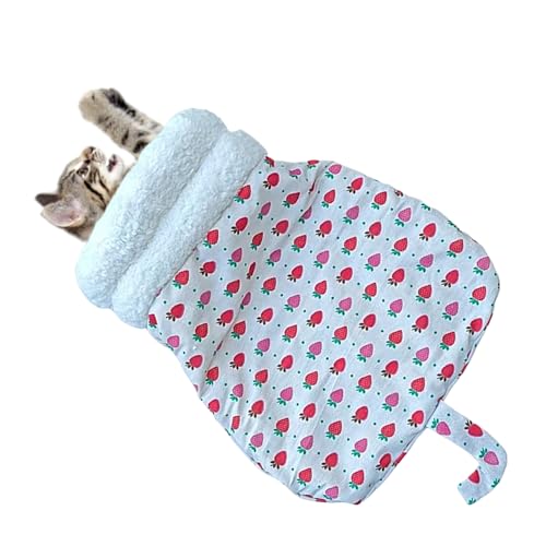 TyCylKu Katzenschlafsack Selbsterwärmend Gemütlich Weich - Winter Kuschelhöhle Für Katzen Und Kleine Hunde Für Outdoor Zuhause Wohnung Sofa Für Kätzchen Und Welpen Zum Gemütlichen