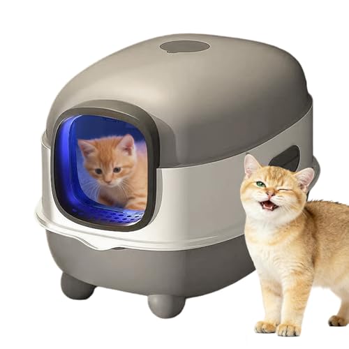Yuemeuy Katzentoiletten Für Haustiere - Geruchsisolierung - Automatische Reinigung Für Katzentoiletten - Für Kleine Mittlere Große Kätzchen Balkon Terrasse Garten Wohnung