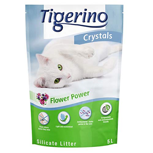 Tigerino Crystals Flower Power Katzenstreu 6 x 5 l