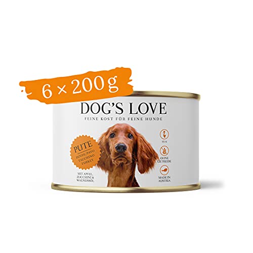 DOG S LOVE Classic Pute 6er-Pack 6 x 200g