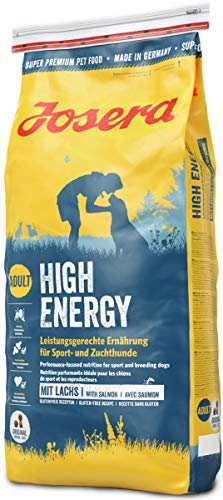 JOSERA High Energy 1x 15kg hohem Energiegehalt Sporthunde wertvollem Lachsprotein Super Premium 1er Pack