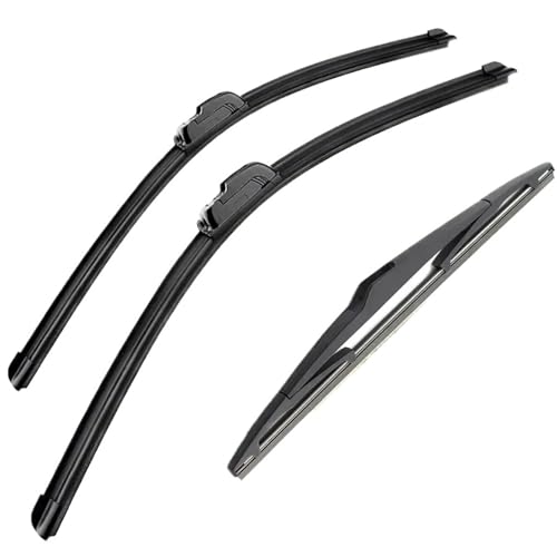 Wischblätter Für Hyundai Für I30 Hatchback N 2018 2024 Scheibenwischerblätter Vorne Hinten Windschutzscheiben-Schneider Zubehör 3-teilig Scheibenwischer