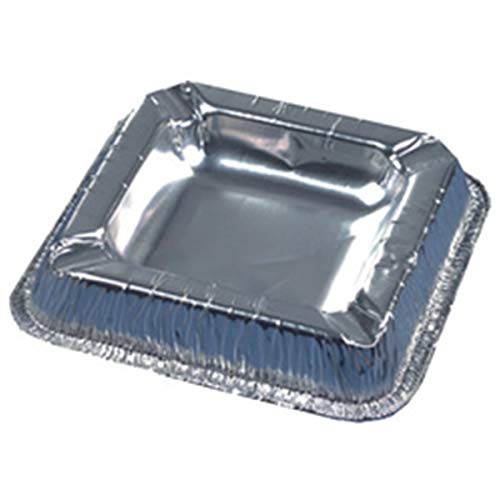 PAPSTAR Alu-Aschenbecher 14580 12 5x12 5cm silber Aluminium 70my Inh.10