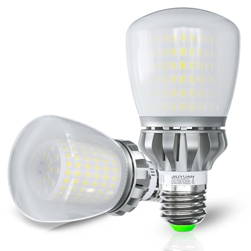 JIUYUAN Super Hell 27Wühbirne ersetzt 250Wühbirne 5000K Tageslichtweiß A60 Birne 3760LM 360 Abstrahlwinkel Nicht AC 85 265V 2ück