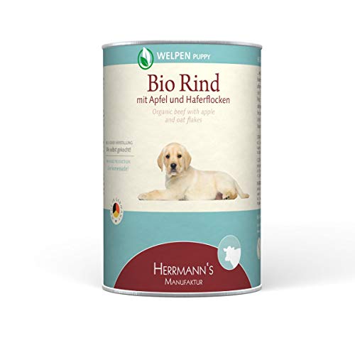 Herrmann s Herrmanns Hundefutter Welpe Bio-Rind 400g 12 x 400 g