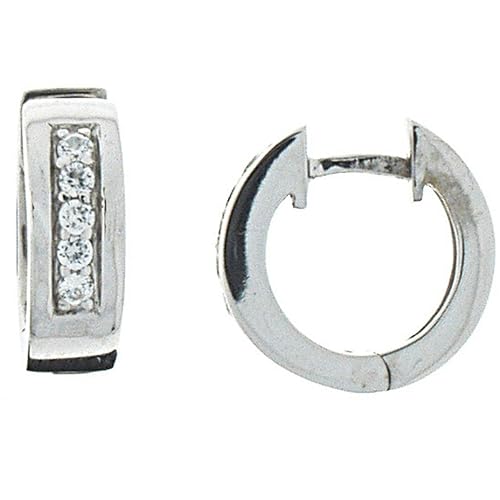 XENOX Ohrringe XS8520 Damen Creolen Modern Classic Sterling-Silber 925 Silber weiß Zirkonia