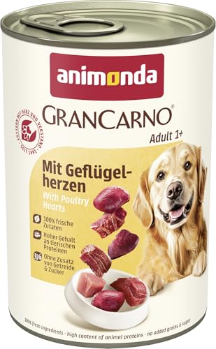 Adult Geflügelherzen 6x 400g für Tiere für 100% fleischlichen