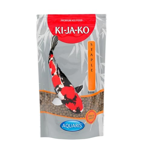 KI-JA-KO Staple Koi-Futter 3 kg 6 mm Schwimmende Pellets Ganzjahresnahrung mit Vitaminen Mineralien für optimale Gesundheit