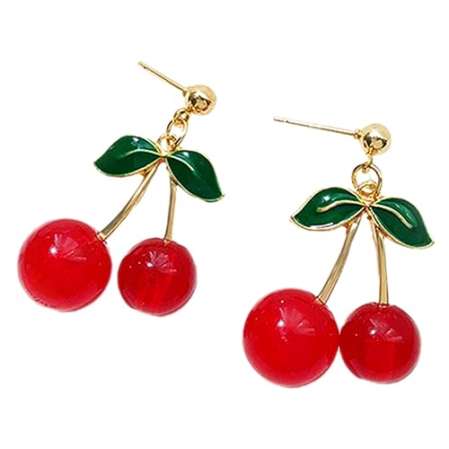 VALICLUD 1 Paar Damen Schmuckanhänger Kette Quaste Ohrstecker Strass Ring Goldbesatz Schleife Einfädler Creolen Baumelnd Orange Pink Statement Neuheit Trendiger Modeschmuck