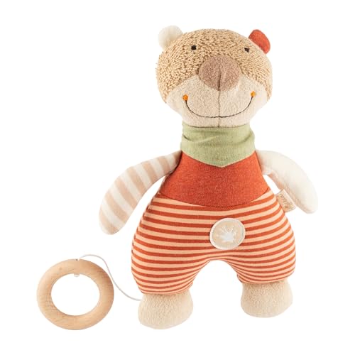 SIGIKID Spieluhr mit Wunschmelodie personalisierbar Geschenk zur Geburt oder Taufe für Babys von Geburt an geeignet braun Hase Onesize braun Hase