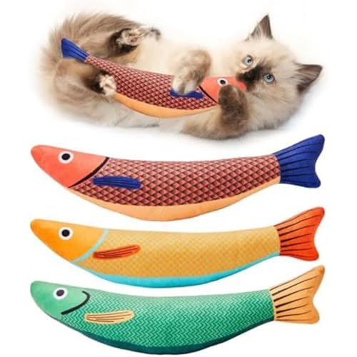 Bosiyrggrl 3 teiliges Kauspielzeug für Saury für den Innenbereich