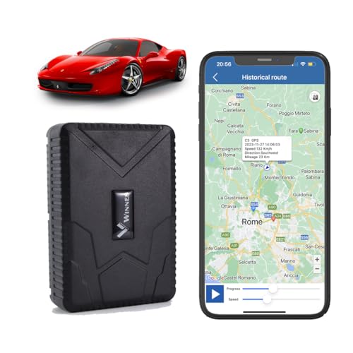 Winnes 10000mAh Ohne ABO Echtzeit Tracking per SMS APP Online Plattform Flotte LKW Sender Mit Starke Magnetische Mehrfachwarnungen Kostenlose Apps