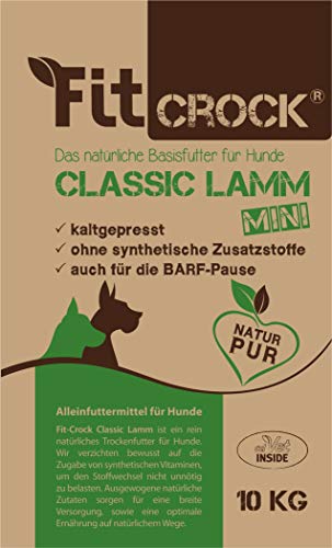 cdVet Fit-Crock Hundefutter trocken Classic Lamm Mini 2 kg getreidefrei