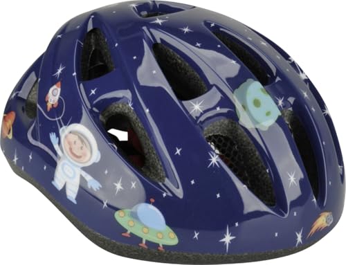 FISCHER Jugendhelm Eule XS S 48 54cm blau hochfeste EPS Schale TÜV Zertifiziert