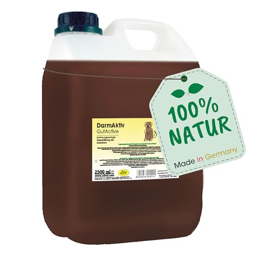 cdVet Naturprodukte DarmAktiv Hund Katze 5 Liter - Hund Katze - Ergänzungsfuttermittel - Unterstützung der Darmflora - fördert die Verdauung - stärkt das Immunsystem - Verdauungsprobleme