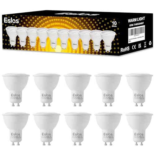 Eslas 3000K 6W 600Lm Lampe Ersatz für 60Wühlampen 120ß 120 10