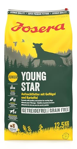  YoungStar 1x 5kg Junior für wachsendeügel Kartoffel getreidefrei Welpenfutter für mittlere große Rassen