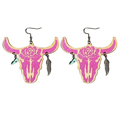 Earrings Jewellery Cowheads Cowheads Türkis Feder Umarmende C One Size