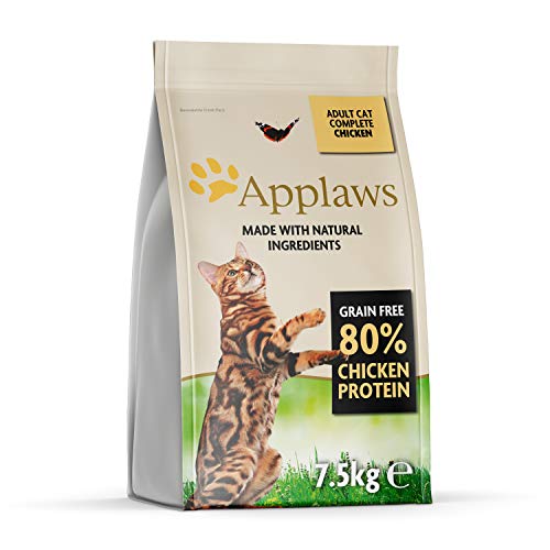 Applaws getreidefreies Katzentrockenfutter für ausgewachsene und reife natürlich und vollständig 1x 7 5kg Packung