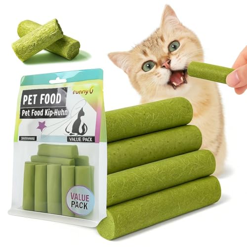 Katzenminze-Sticks Snack Leckerli Beißstab gefriergetrocknete Katzenminze