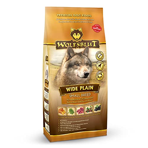 Wolfsblut - Wide Plain Small Breed - 4 x 2 kg - Pferd - Trockenfutter - Hundefutter - Getreidefrei