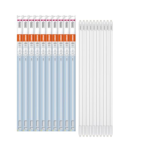 OSRAM TUBE HF HE21 849 mm lineare Röhre 10W 1500lm 4000K kaltweißes Licht Ersatz für herkömmliche Leuchtstoffröhren mit Sockel lange Lebensdauer energiesparend 10 Pack