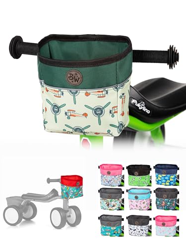 Tasche Lenkerkorb für Kinder kompatibel Fitsch offen für Dreirad Laufrad Rutschfahrzeuge Fahrradtasche Modell 26