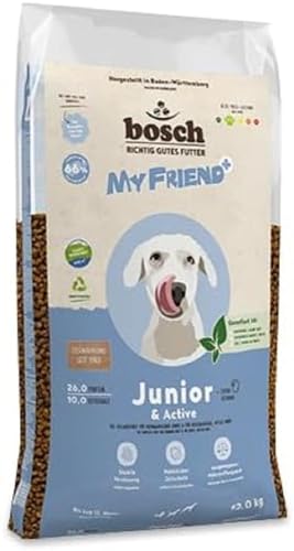 Bosch My Friend Dog Junior Active Hundetrockenfutter für junge und aktive Hunde 1 x 12 kg