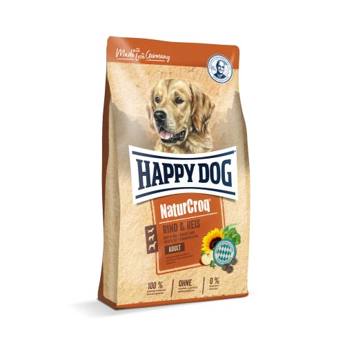 Happy Dog 60517 NaturCroq Rind Reis heimischen Kräutern für ausgewachsene 15kg Inhalt