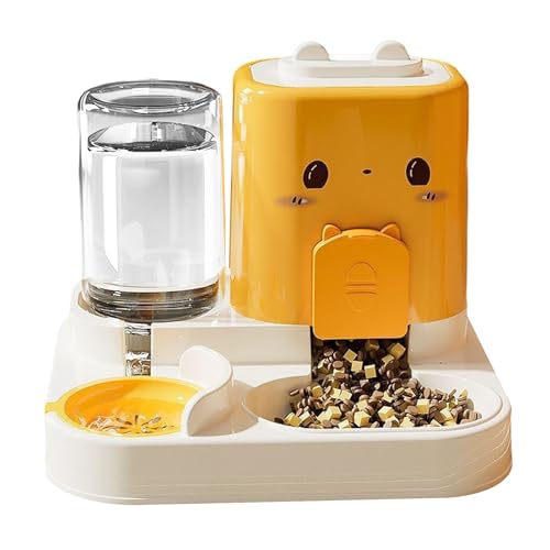 Automatischer 800 ml Wasser für Hunde Kätzchen Welpen 1 8 l abnehmbar zur Reinigung PP automatischer Futter  Wasserspender 25x 22x 21 cm Futtermittel für