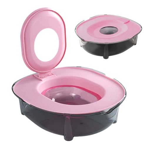 Tyinerc Katzentoilette Geruchsneutralisierung Abnehmbar Halb Umschlossen Oben Offenes Katzenklo Für Innenbereich Und Kätzchen Für Haustiere Innen- Und Außenbereich Training Klein Mittel Groß