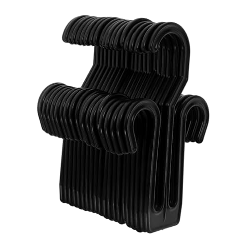 FUNNETOYU 20 Stück Schuhhaken montiert Organizer für Schuhaufhänger Schuhspeicher groß Schuhtrockner schuhregal Schuhaufhänger Wäscheständer Wand-Slipper-Aufhänger Pantoffelhalter Schwarz