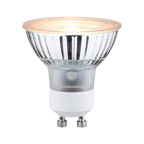 Paulmann 28972 LED Lampe Reflektor Goldlicht insektenfreundlich GU10 230V 320lm 4 3W 2200K Goldlicht Leuchtmittel Klar
